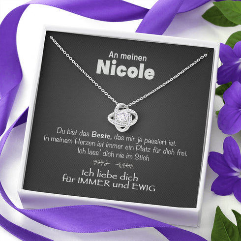 Divesart - "An meinen Schatz" Halskette - Für immer und ewig - Normale Box - Nicole